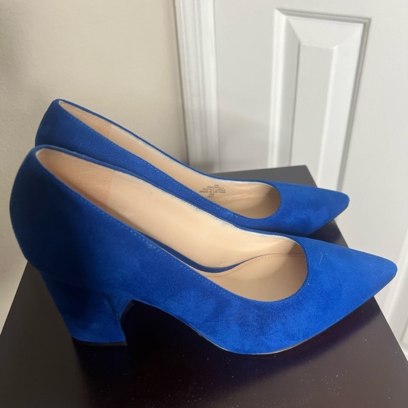 Cara Dress Pumps - COLOR: MEDIUM BLUE - Picture 4 of 7